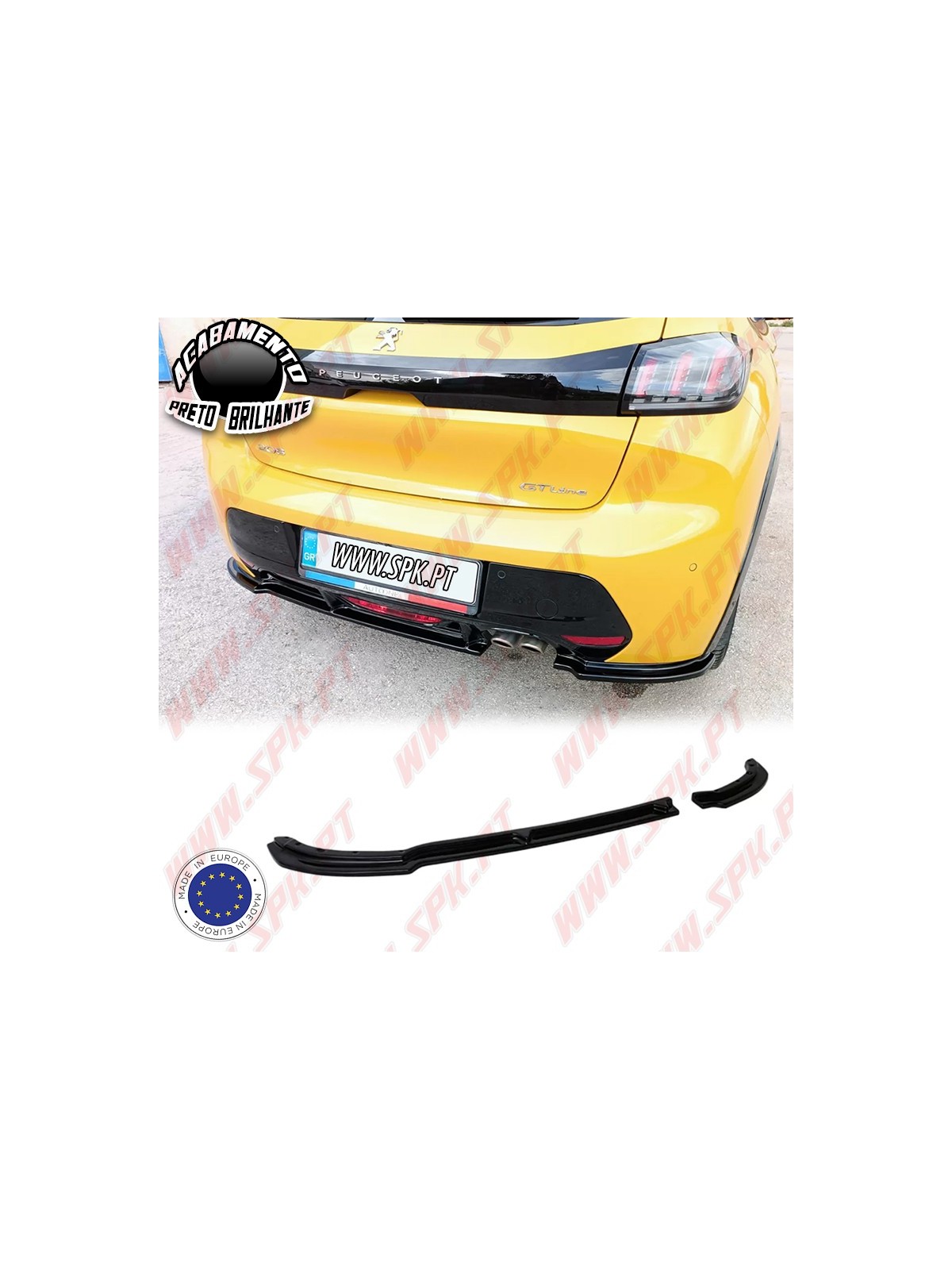 Difusor Traseiro - Peugeot 208 MK2 (2019-)