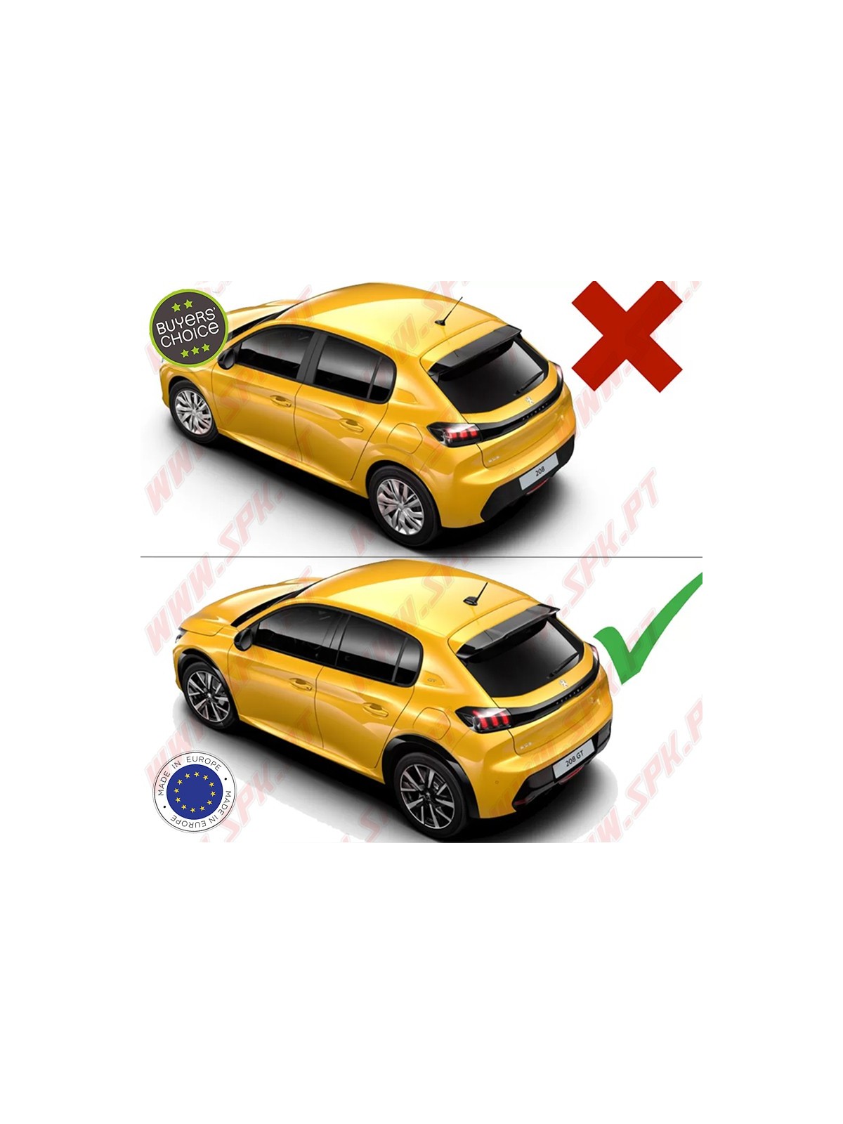 Aileron Traseiro V.3 - Peugeot 208 MK2 (2019-)