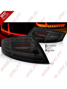 Farolins LED DTS Chrome+Smoke - Audi TT 8J (2006-2014)