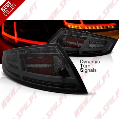 Farolins LED DTS Chrome+Smoke - Audi TT 8J (2006-2014)