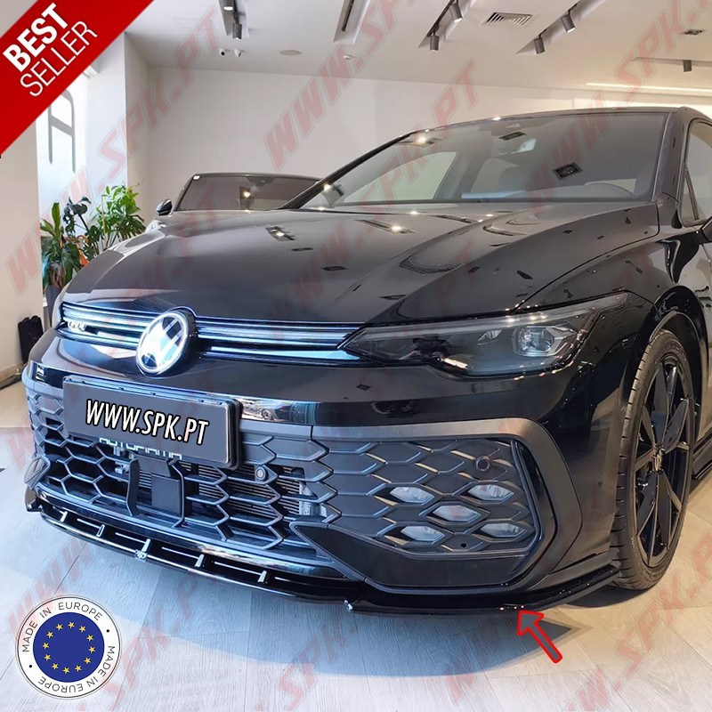 Lip Spoiler Frontal V.1 - VW Golf 8 Facelift GTI / GTE / R-Line (2023-)