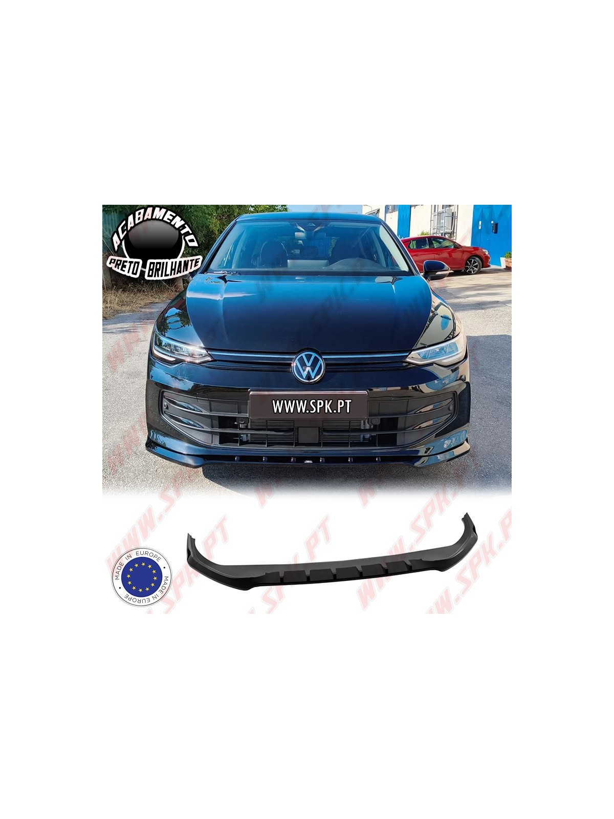 Lip Spoiler Frontal - VW Golf 8 Facelift "Standard" (2024-)