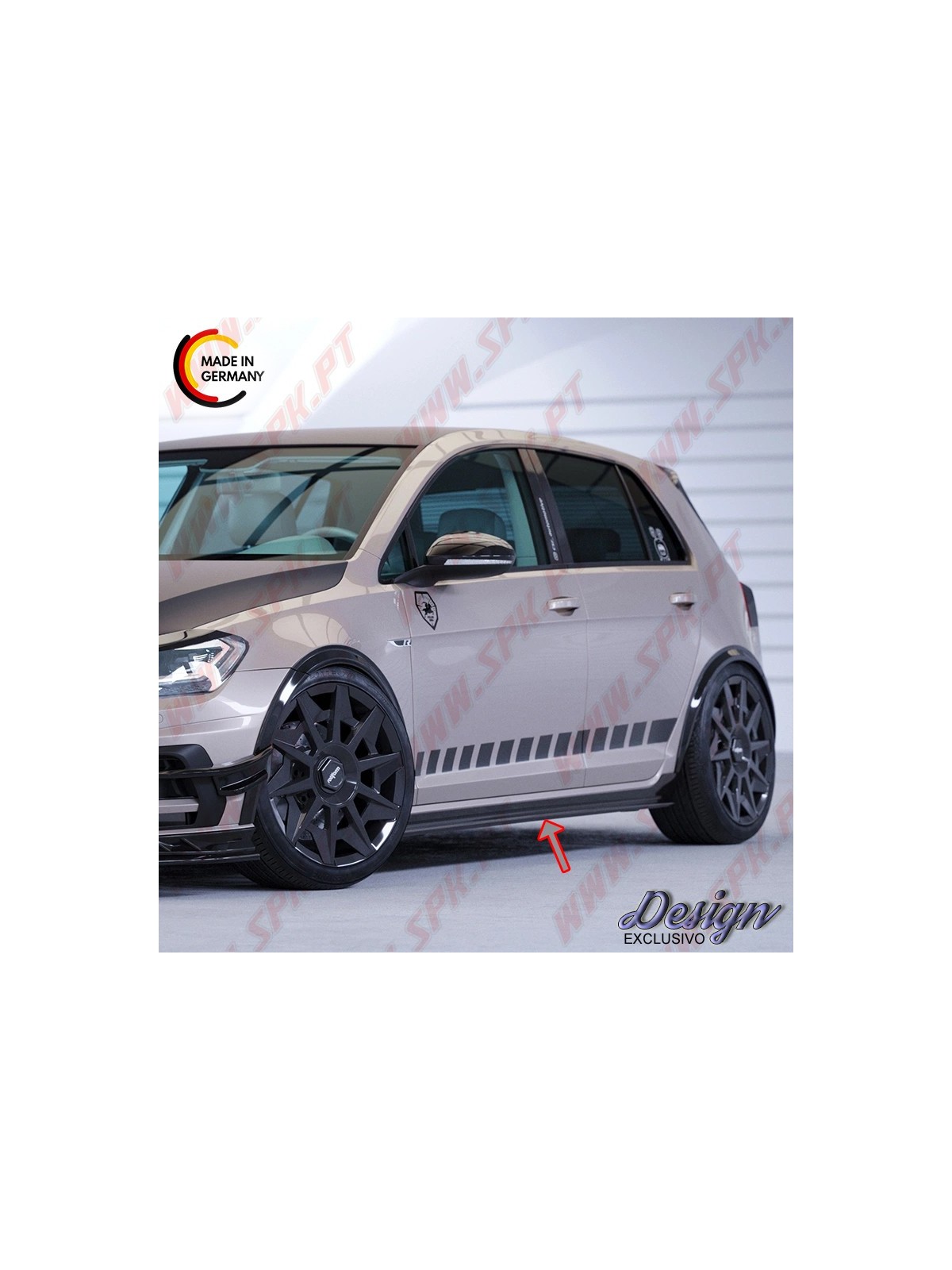 Embaladeiras Laterais - VW Golf 7 GTI / GTD / R / R-Line (2013-2021)