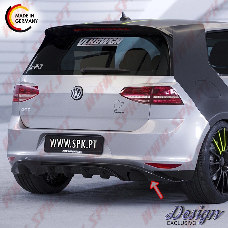 Difusor Traseiro - VW Golf 7 "Standard" (2012-2017)