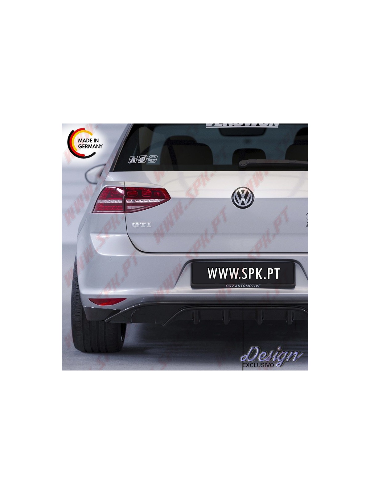 Difusor Traseiro - VW Golf 7 "Standard" (2012-2017)