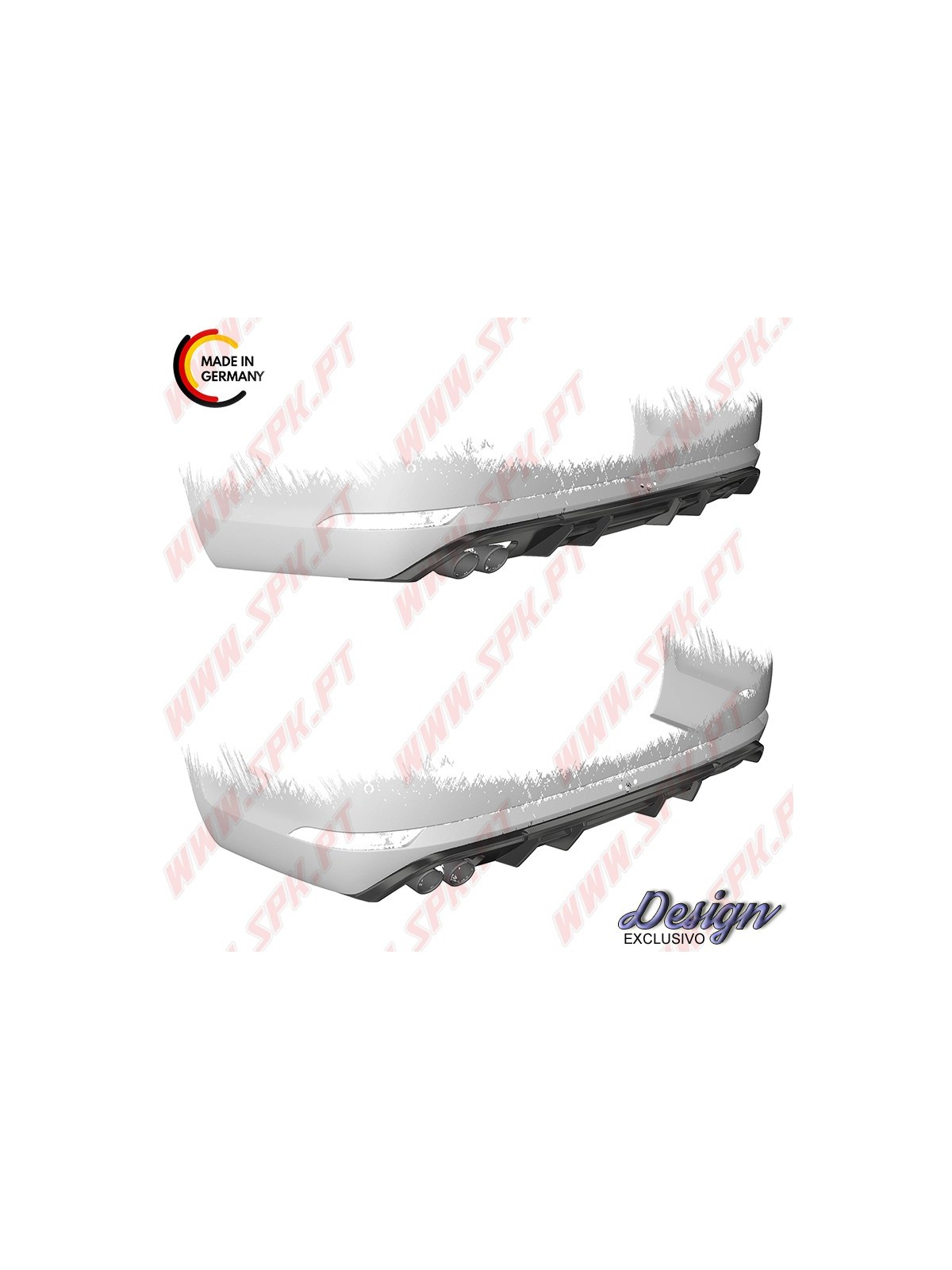 Difusor Traseiro - VW Golf 7 GTD Variant (2017-2020)