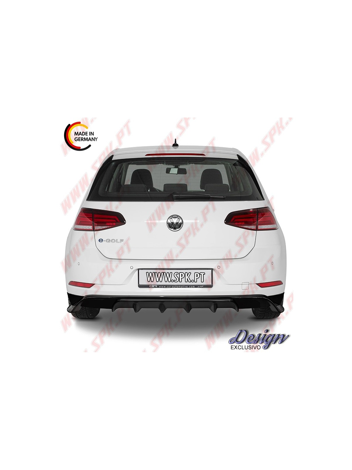 Difusor Traseiro - VW Golf 7 "e-Golf" (2017-)