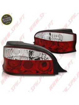 Farolins Cristal Red+Clear - Citroen Saxo (1996-1998)