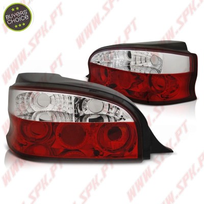 Farolins Cristal Red+Clear - Citroen Saxo (1996-1998)