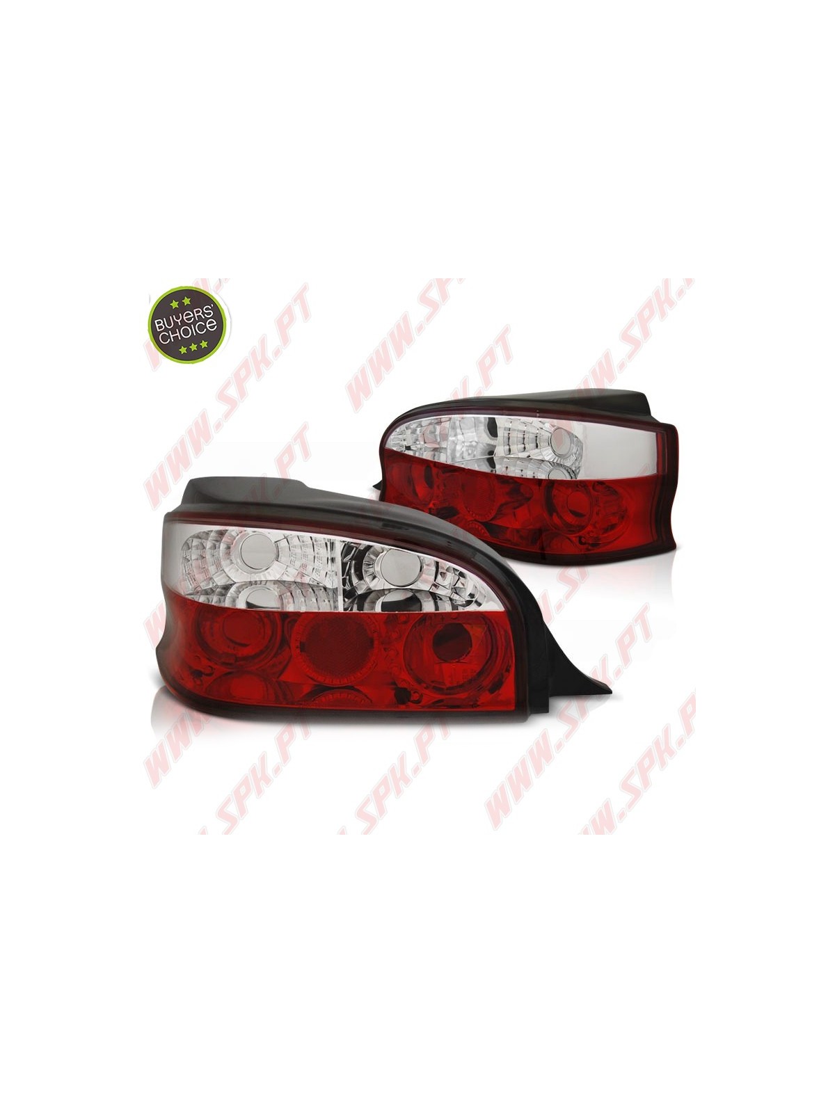 Farolins Cristal Red+Clear - Citroen Saxo (1996-1998)