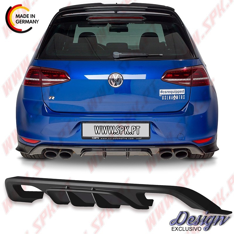 Difusor Traseiro - VW Golf 7 R / R-Line (2013-2017)