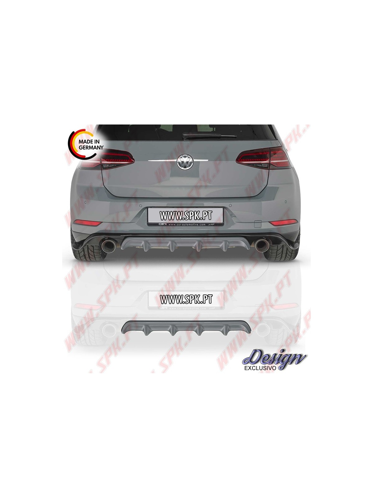 Difusor Traseiro - VW Golf 7.5 GTI TCR (2019-)
