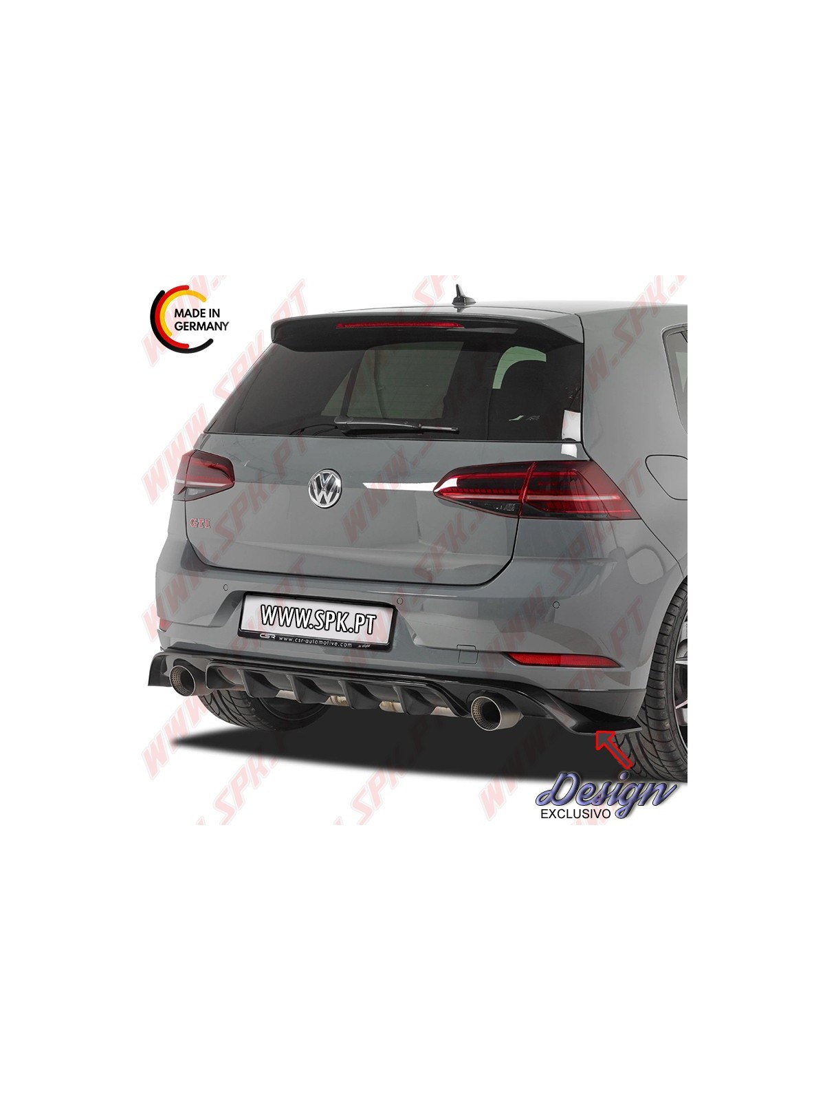 Difusor Traseiro - VW Golf 7.5 GTI TCR (2017-)