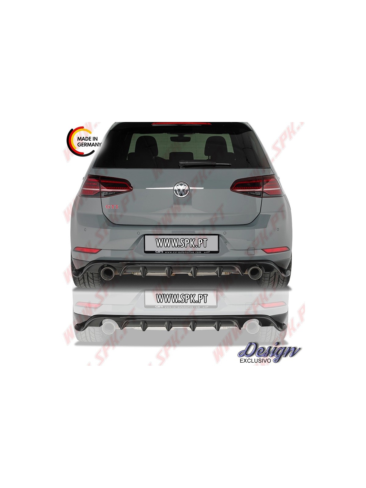Difusor Traseiro - VW Golf 7.5 GTI TCR (2017-)