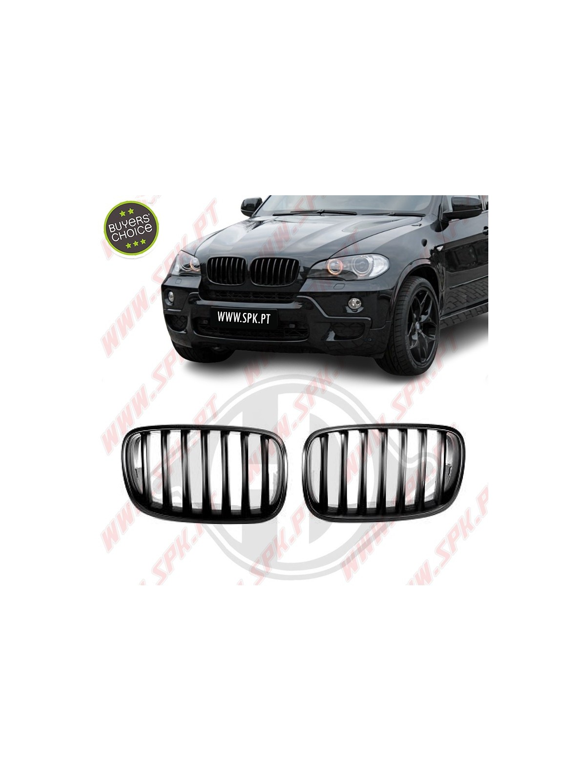 Grelhas Frontais Look M - BMW X5 E70 / X6 E71 (2007-2013)