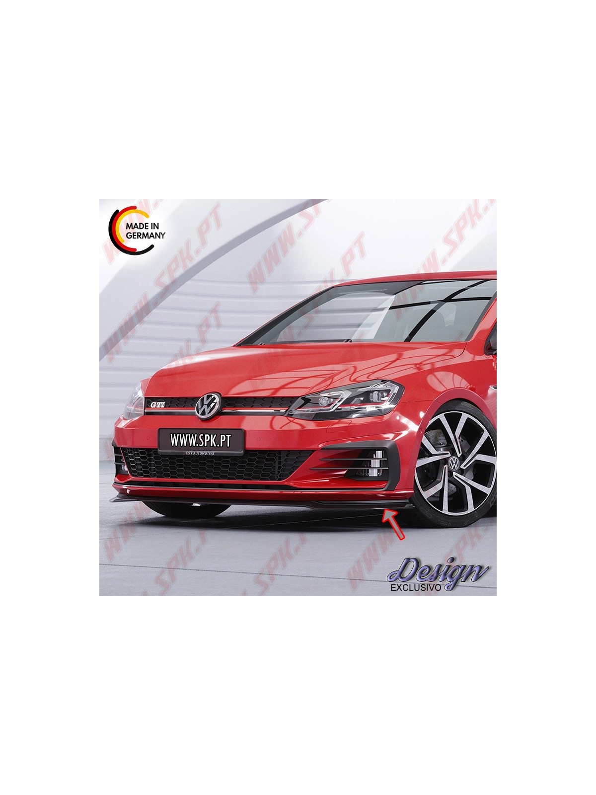 Lip Spoiler Frontal - VW Golf 7.5 GTI / GTD (2017-)