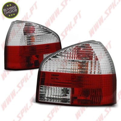 Farolins Cristal Red+Clear - Audi A3 8L (1996-2000)