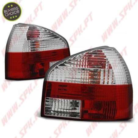 Farolins Cristal Red+Clear - Audi A3 8L (1996-2000)