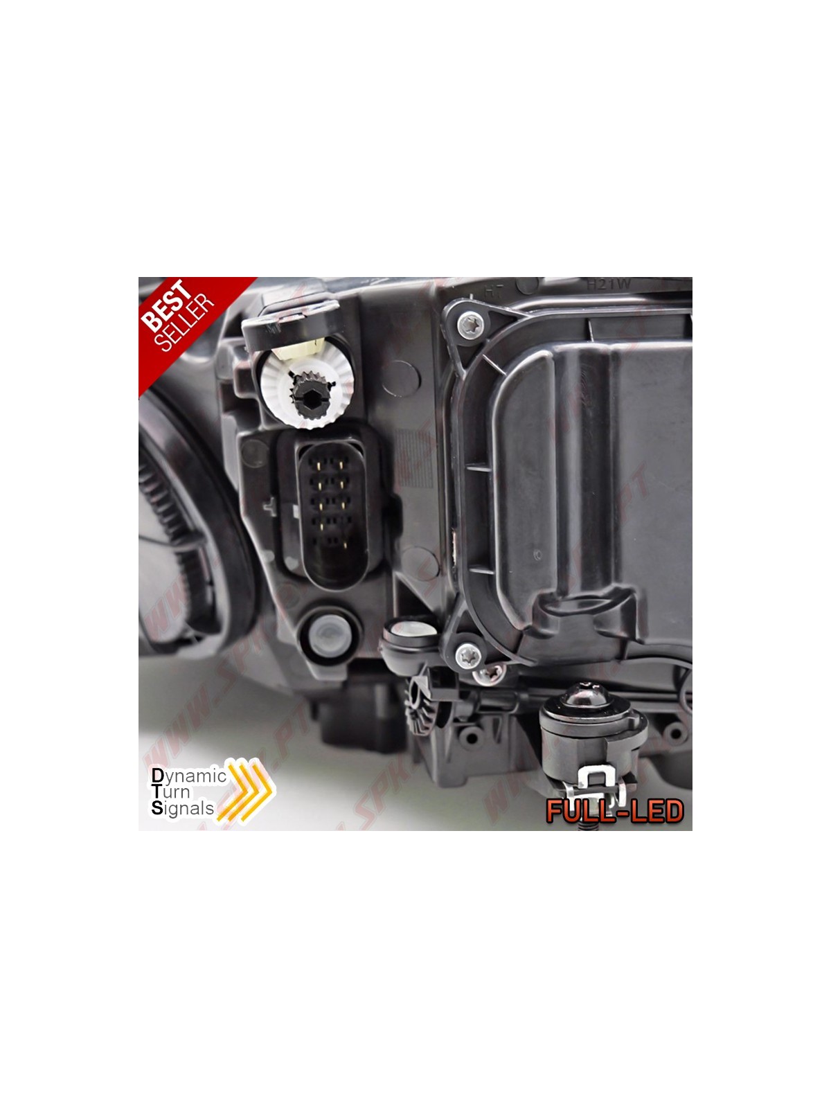 Faróis FULL-LED Dynamic / Red - VW Golf 7 (2012-2017)