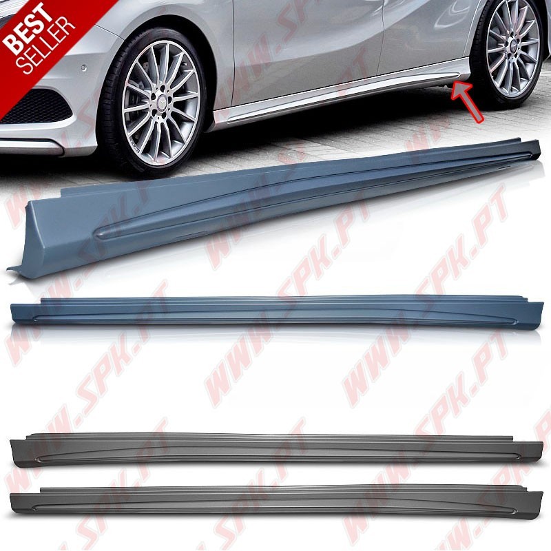 Embaladeiras Laterais Look AMG - Mercedes W176 / CLA W117 (2013-)