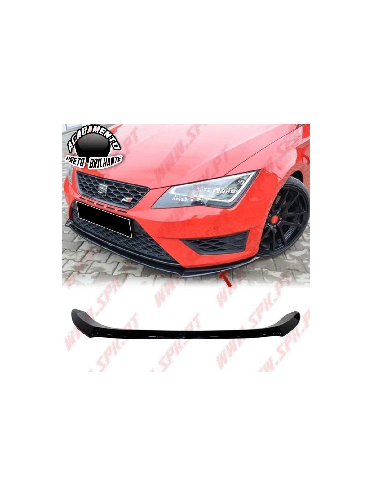 Lip Spoiler Frontal Seat Leon 5F FR / Cupra (2012-2016)