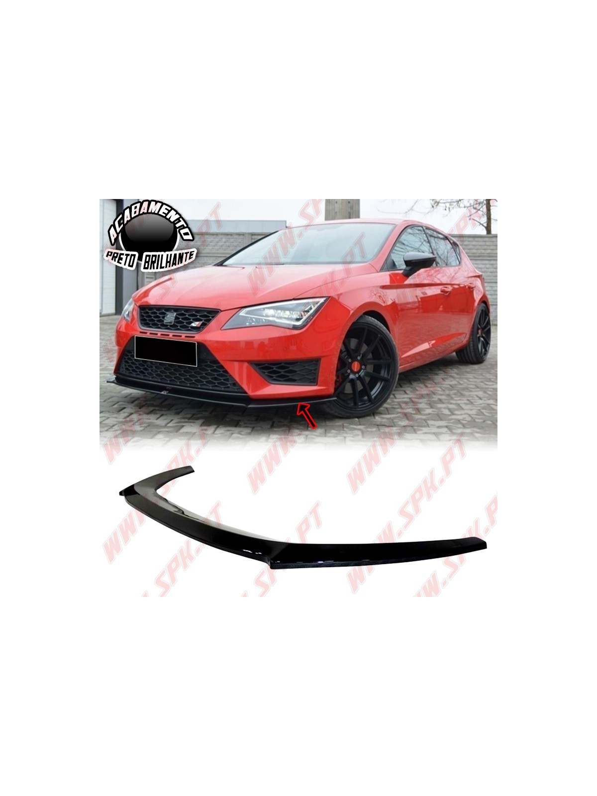 Lip Spoiler Frontal Seat Leon 5F FR / Cupra (2012-2016)