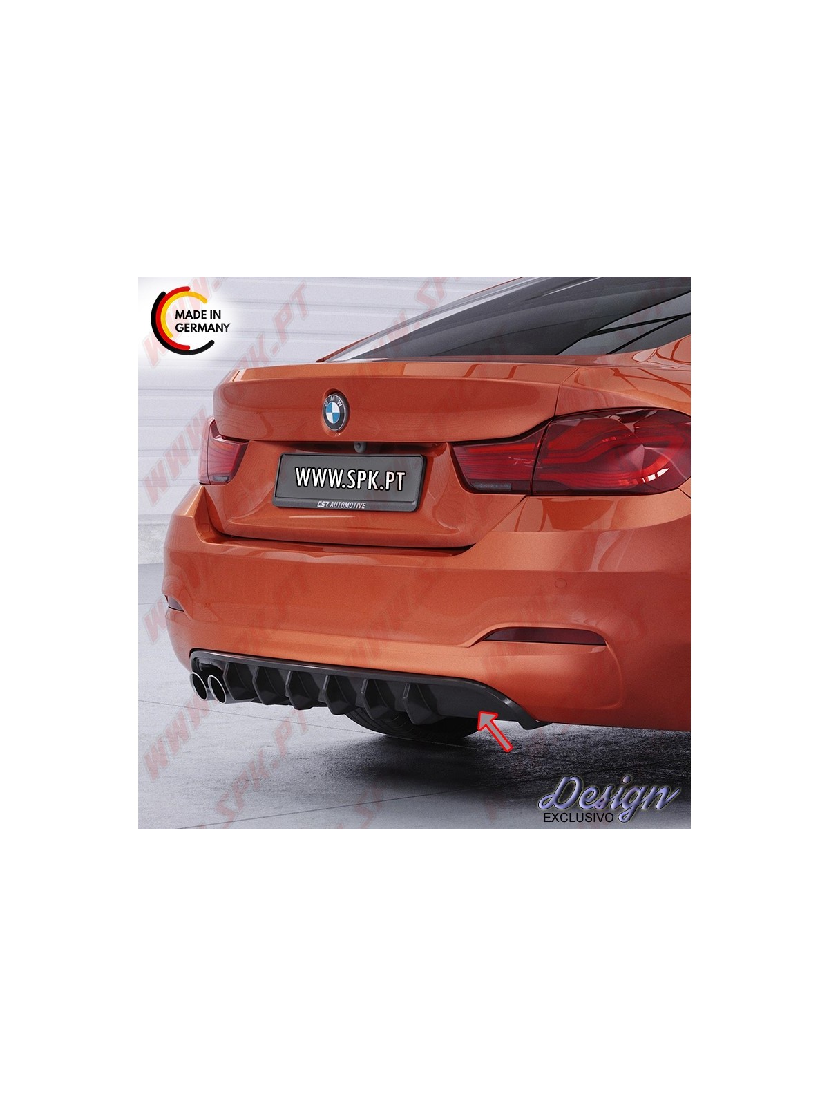 Difusor Traseiro - BMW F36 Gran Coupe LCI (2017-2021)