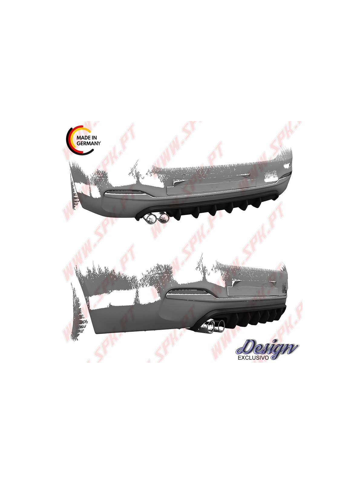 Difusor Traseiro - BMW F36 Gran Coupe LCI (2017-2021)