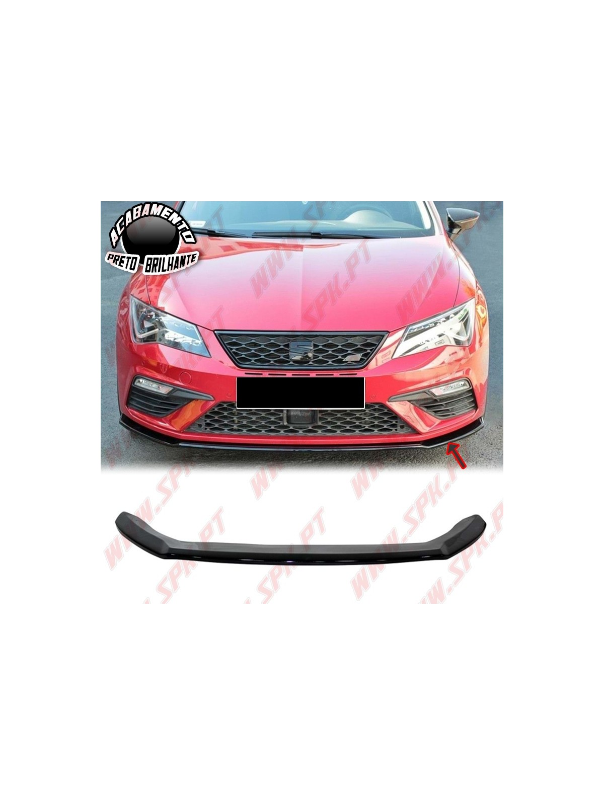 Lip Spoiler Frontal Seat Leon 5F Facelift FR / Cupra (2017-2020)