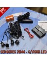 Kit 4 Sensores de Parqueamento Traseiros 25mm - C/Visor LED