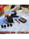 Kit 4 Sensores de Parqueamento Traseiros 25mm - C/Visor LED
