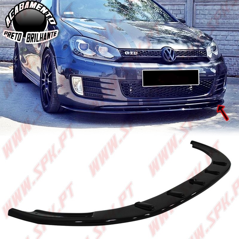 Lip Spoiler Frontal VW Golf 6 GTI / GTD (2008-2012) Lip Spoiler Frontal VW Golf 6 GTI / GTD (2008-2012)