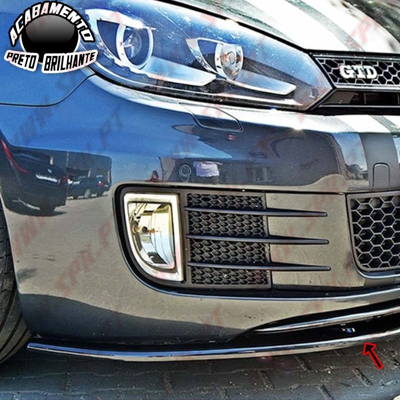 Lip Spoiler Frontal VW Golf 6 GTI / GTD (2008-2012) Lip Spoiler Frontal VW Golf 6 GTI / GTD (2008-2012)