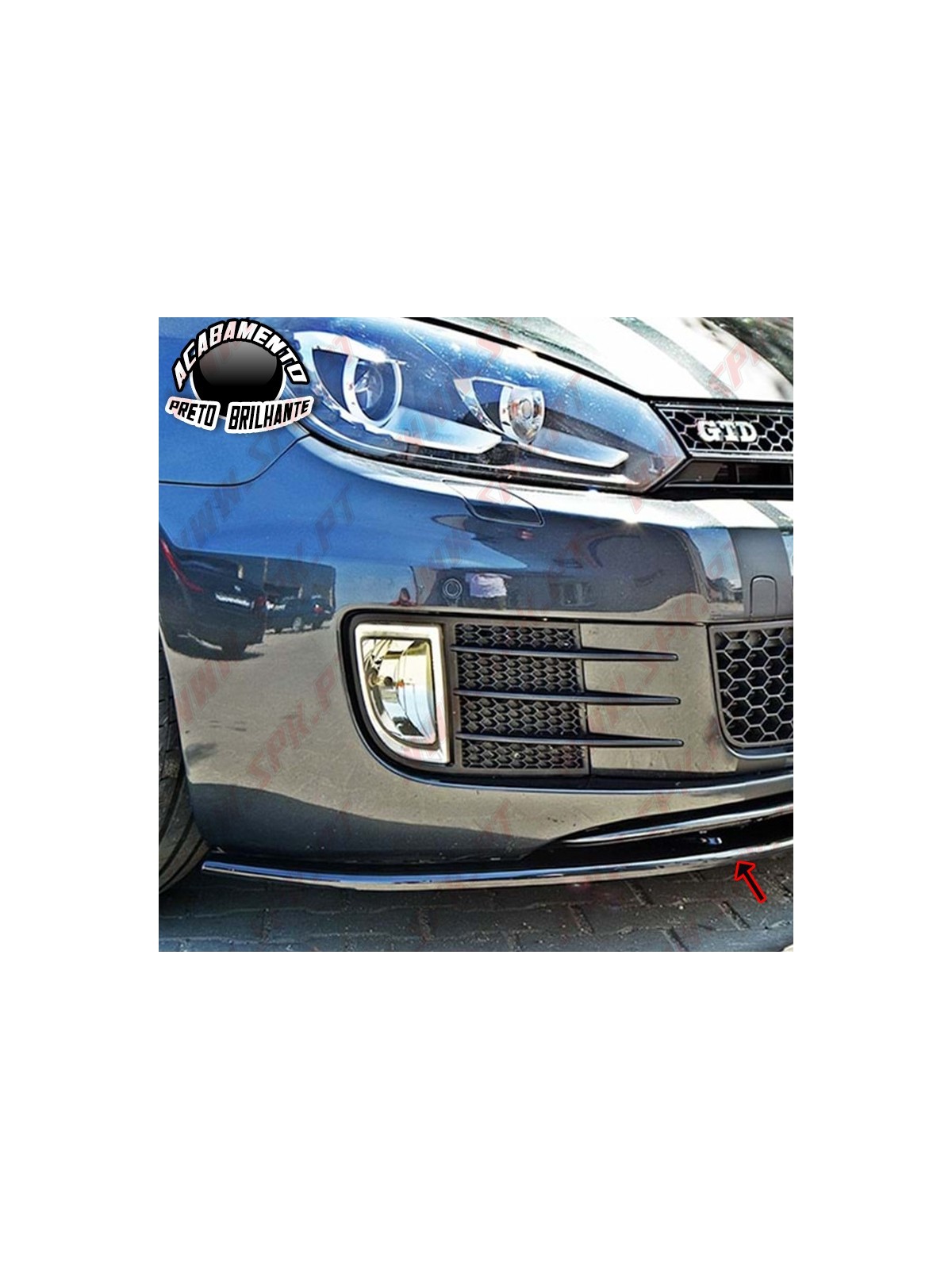 Lip Spoiler Frontal VW Golf 6 GTI / GTD (2008-2012) Lip Spoiler Frontal VW Golf 6 GTI / GTD (2008-2012)