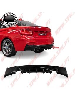 Difusor Traseiro Look M-Performance - BMW F22 / F23 (2014-2020)