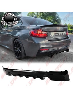 Difusor Traseiro Look M-Performance - BMW F22 / F23 (2014-2020)