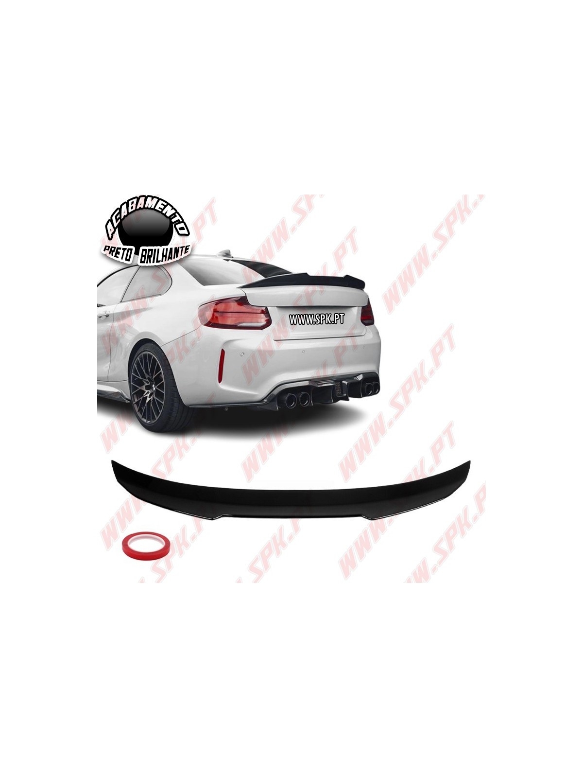 Aileron Traseiro Look PSM - BMW F22 / F23 / F87 M2 (2014-2020)