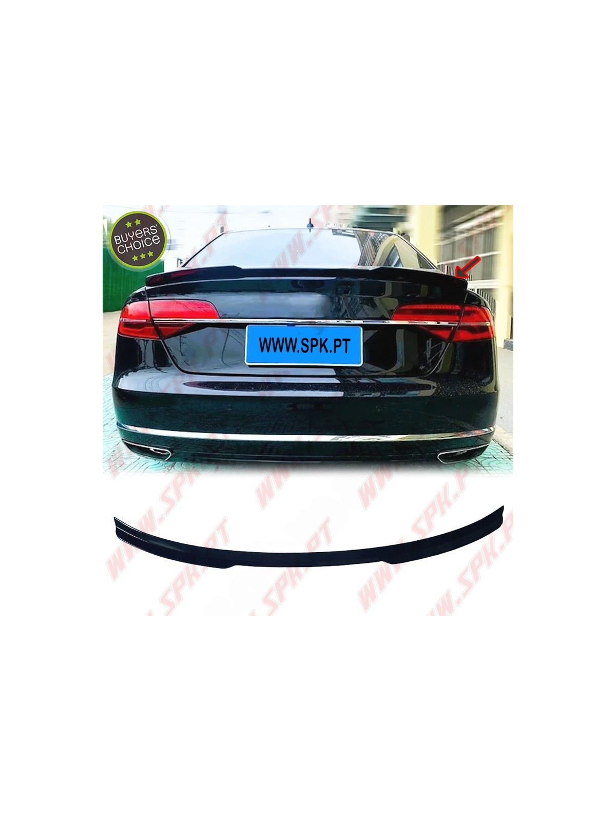 Aileron Traseiro Audi A8 D4 (2010-2017) Aileron Traseiro Audi A8 D4 (2010-2017)