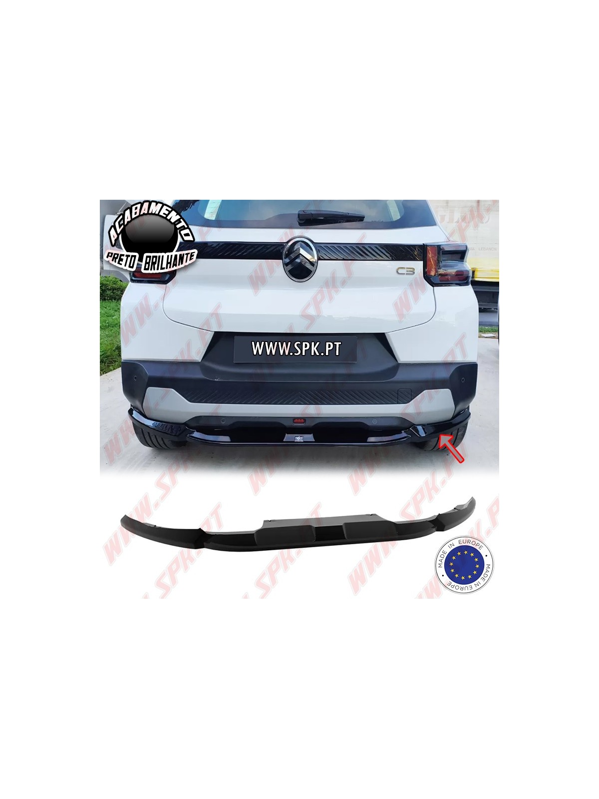 Difusor Traseiro - Citroen C3 - 4 (2024-)