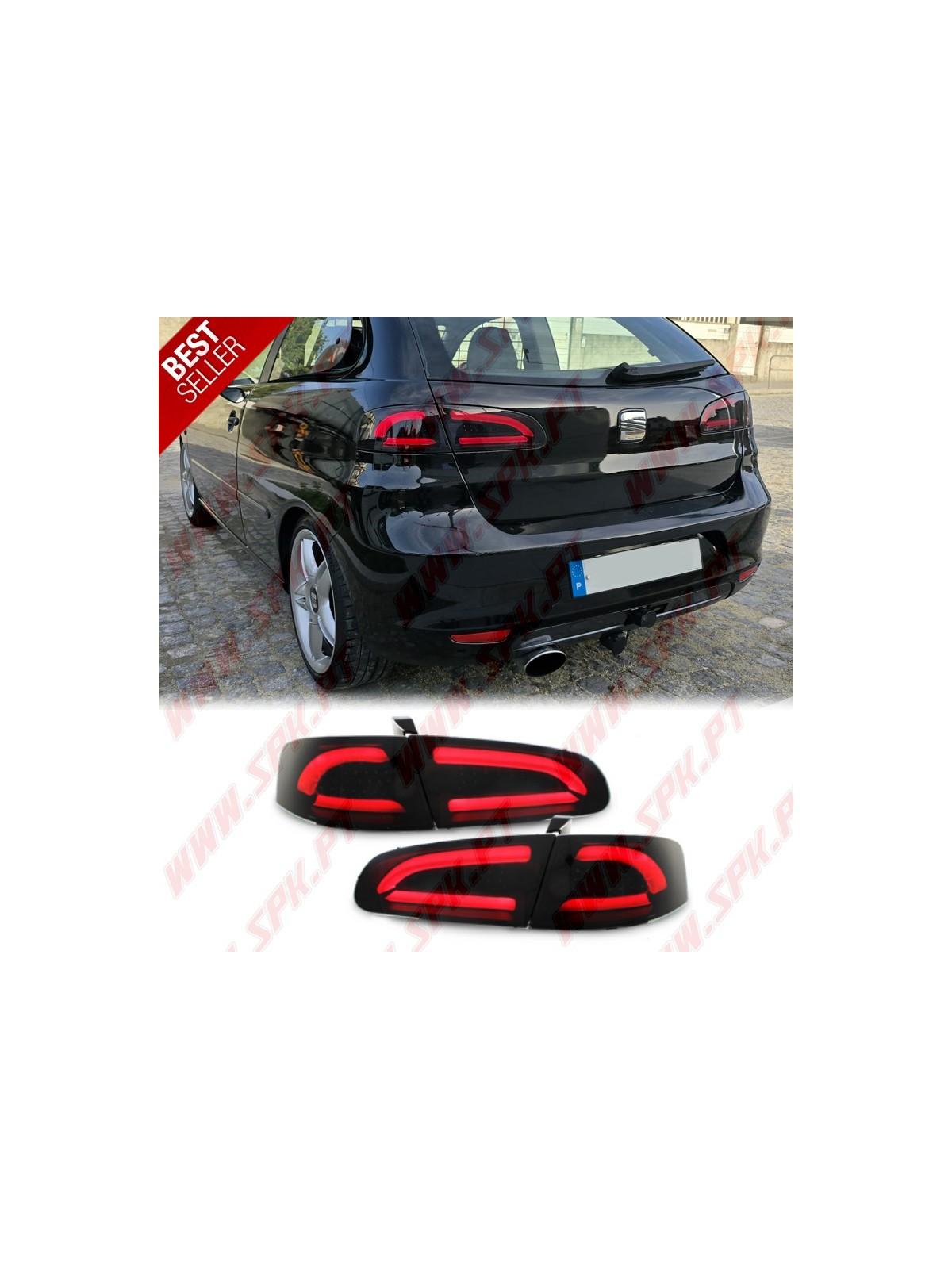 Farolins LED Smoke - Seat Ibiza 6L (2002-2008) Farolins LED Smoke - Seat Ibiza 6L (2002-2008)