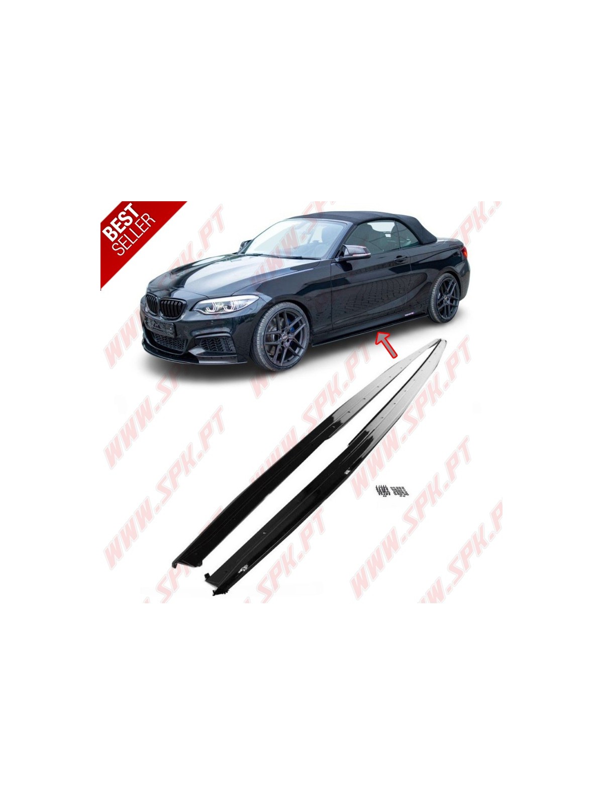 Extensão de Embaladeiras - BMW F22 / F23 (2014-2020)