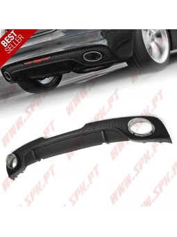 Difusor Traseiro + Ponteiras Look RS - Audi TT 8J (2006-2014)