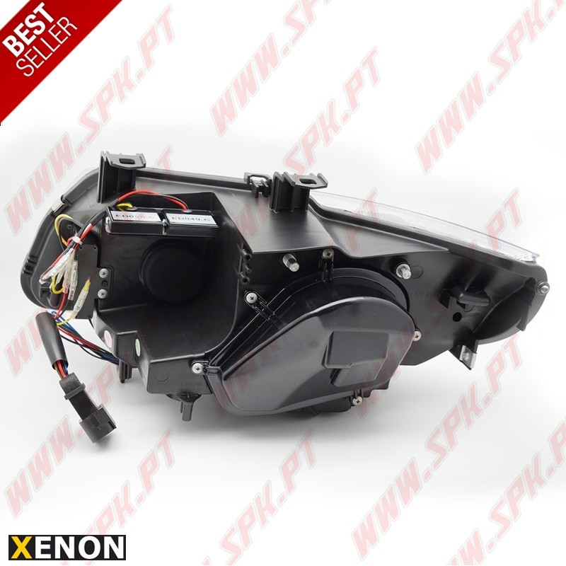 Faróis XENON Angel Eyes Yellow / Black - BMW E92 / E93 LCI (2010-2013)