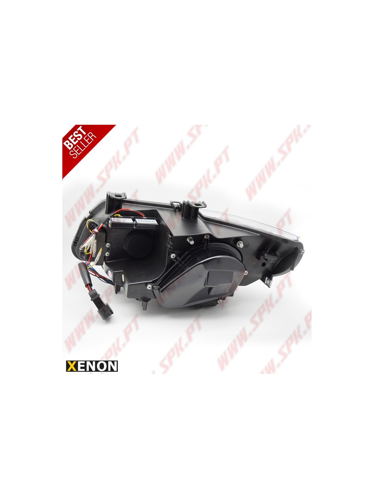 Faróis XENON Angel Eyes Yellow / Black - BMW E92 / E93 LCI (2010-2013)