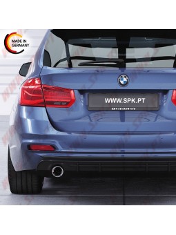 Difusor Traseiro BMW F31 LCI Touring (2015-2019) - P/2 Ponteiras
