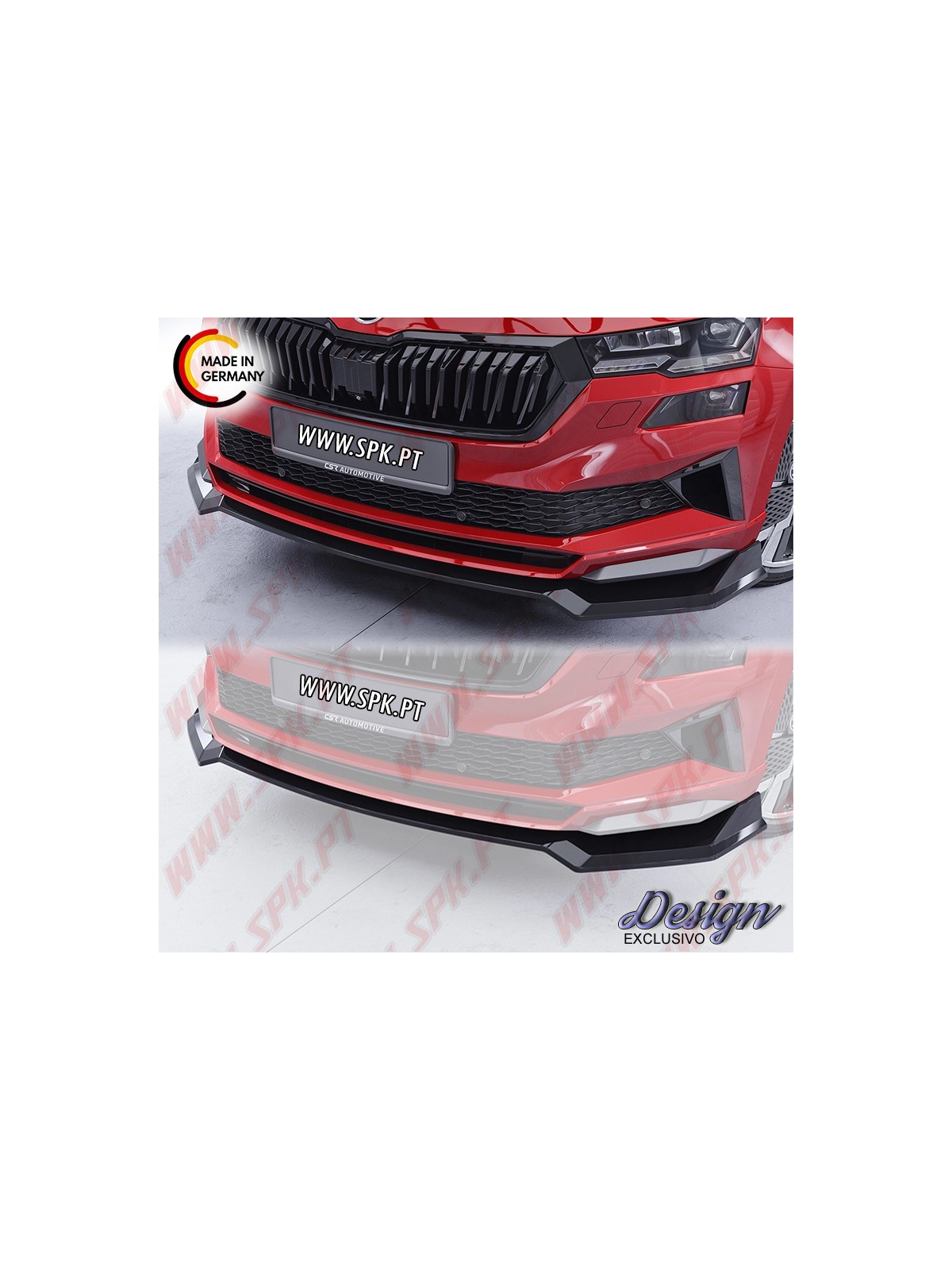 Lip Spoiler Frontal - Skoda Karoq Facelift SportLine (2021-)