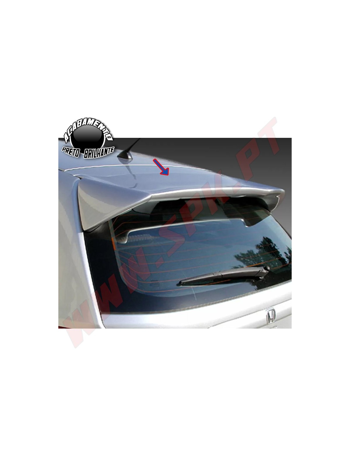 Aileron Traseiro Look Type-R Honda Civic 7 (2001-2005)