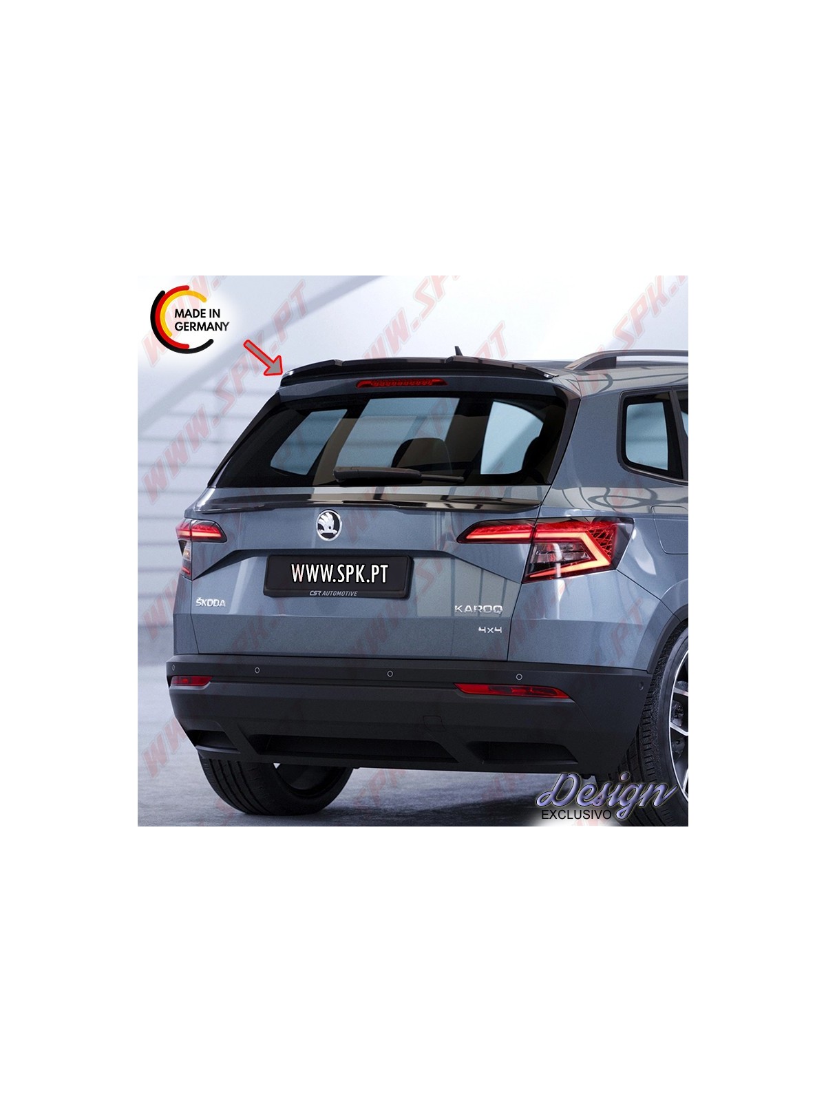 Aileron Traseiro Superior - Skoda Karoq (2017-)