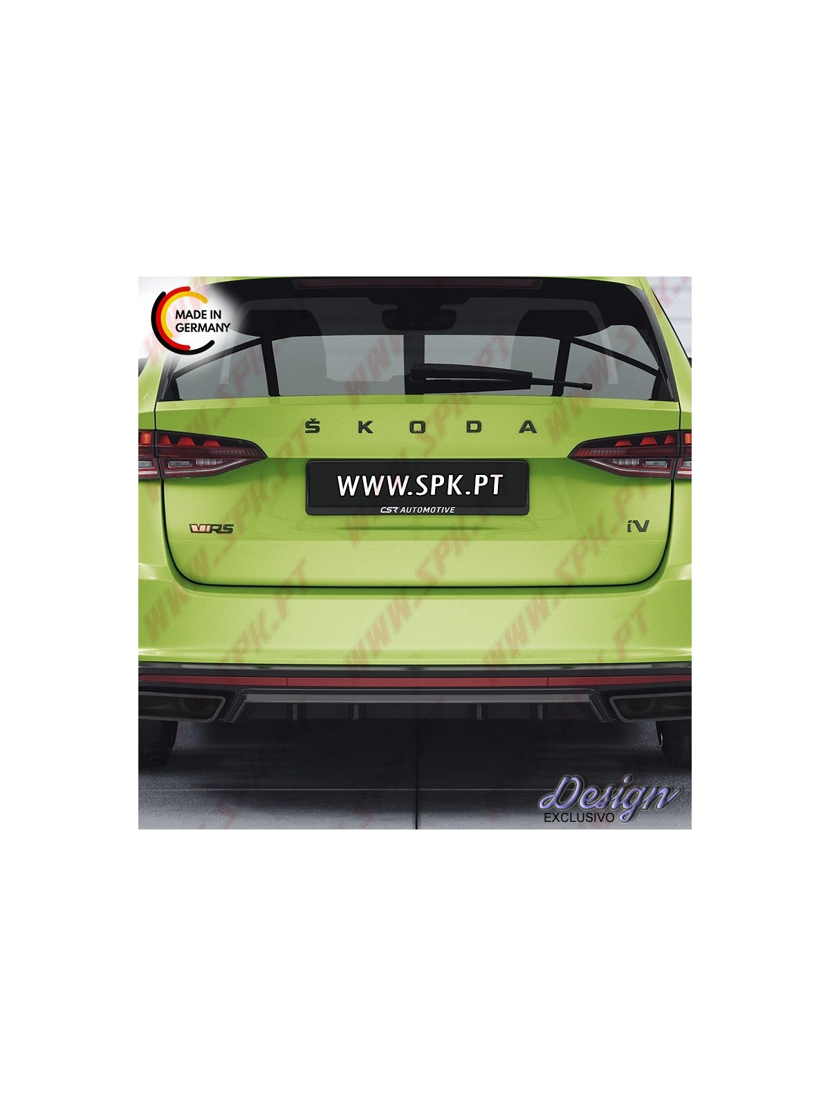 Difusor Traseiro - Skoda Octavia 4 RS / RS Plus (2019-)