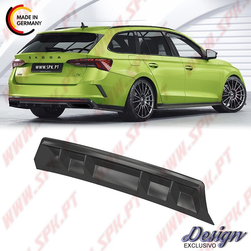 Difusor Traseiro - Skoda Octavia 4 RS / RS Plus (2019-)